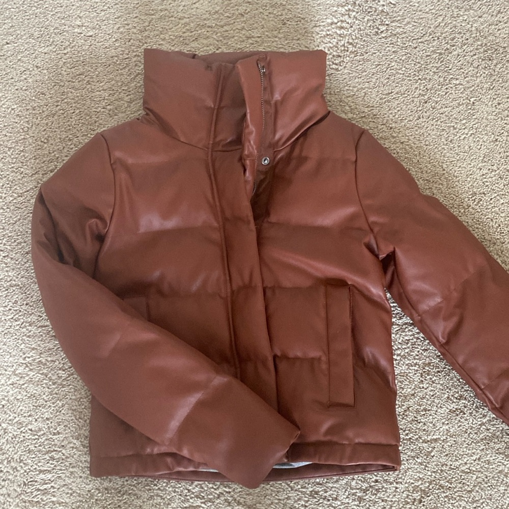 Abercrombie Faux Leather Jacket